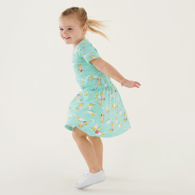 Regatta Peppa pig wolken jurkje voor babymeisjes UTRG7568_arubablue large