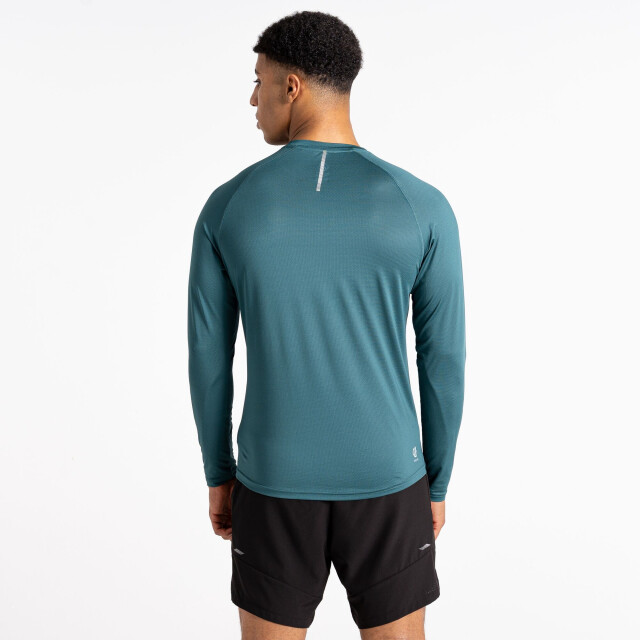 Dare2b Heren righteous iii mountain t-shirt met lange mouwen UTRG8640_mediterraneangreen large