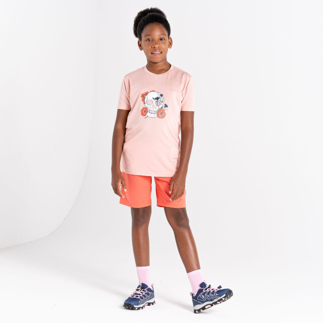 Dare2b Kinderen/kinderen amuse schedel t-shirt UTRG8593_apricotblushpink large