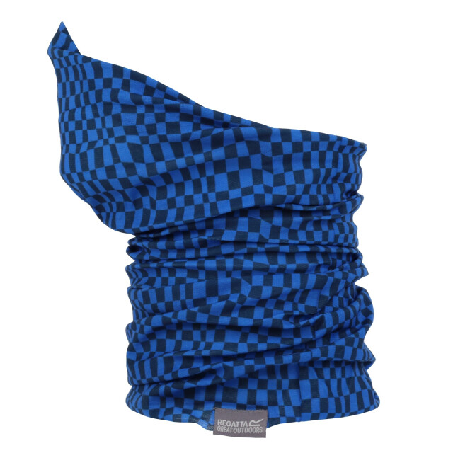 Regatta Kinder-/kinders checkerboard nekwarmer UTRG8632_skydiverblue large
