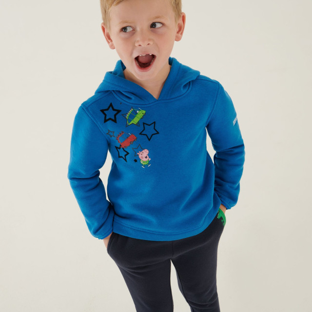 Regatta Kinder/kinder peppa pig hoodie UTRG7144_imperialblue large