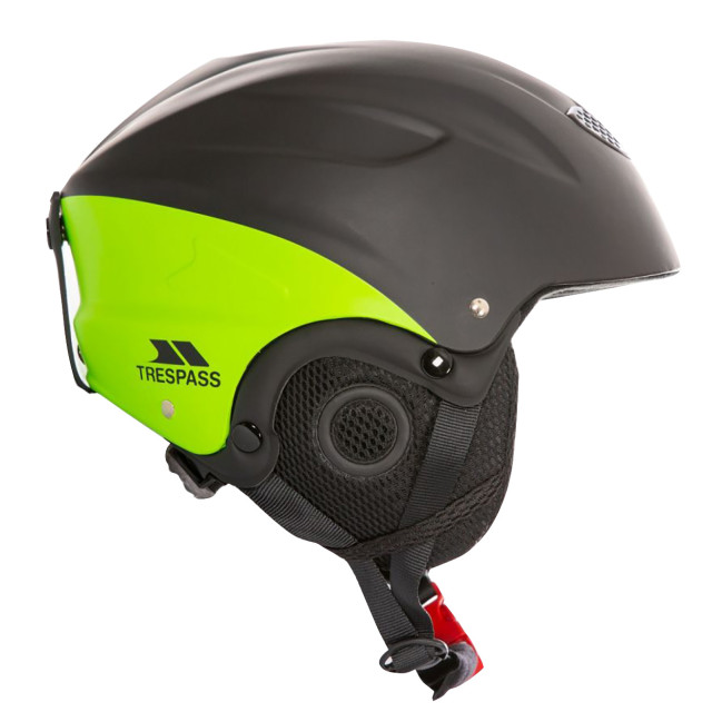 Trespass Volwassenen skyhigh beschermende sneeuwsport helm UTTP933_blackgreen large