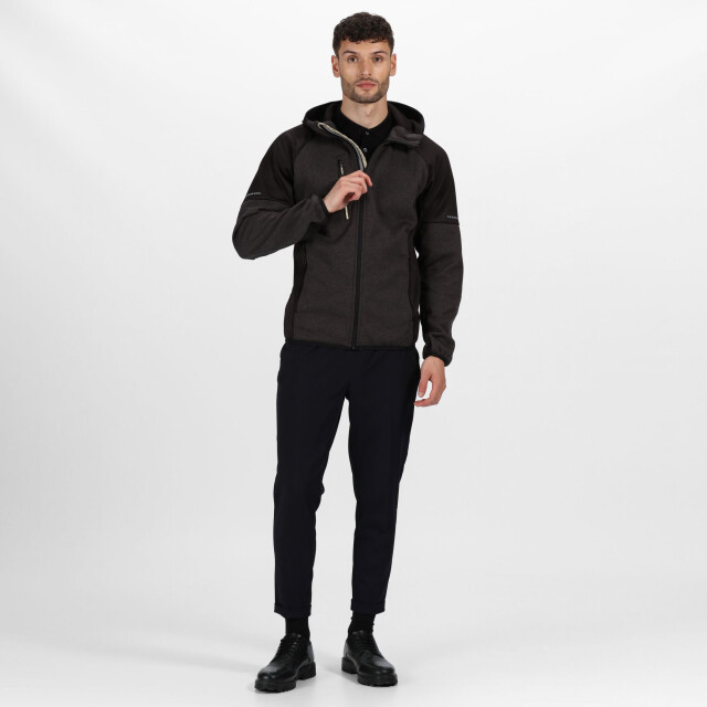 Regatta Heren x-pro coldspring ii fleece jacket UTRG5552_blackgreymarl large
