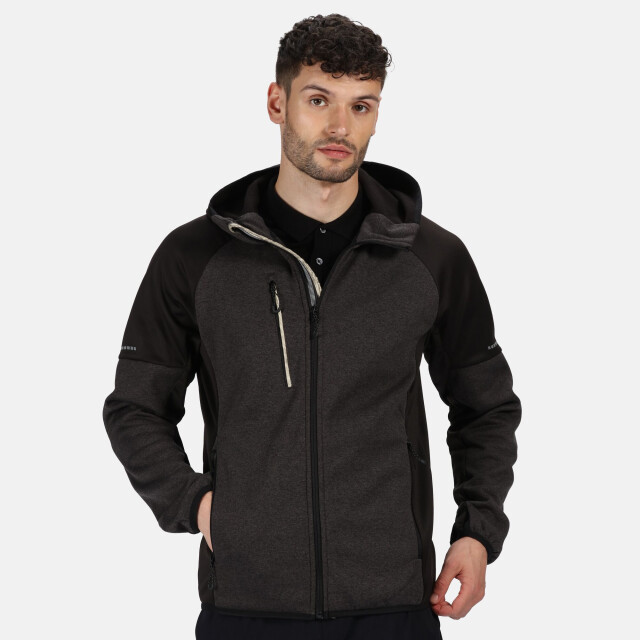 Regatta Heren x-pro coldspring ii fleece jacket UTRG5552_blackgreymarl large