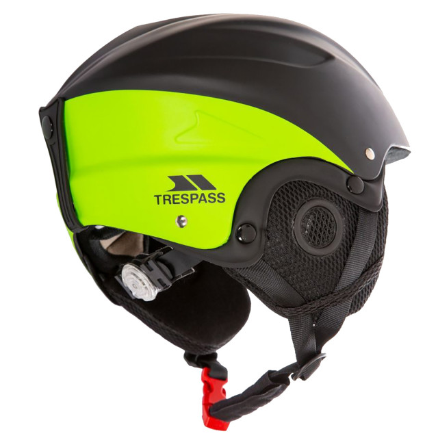 Trespass Volwassenen skyhigh beschermende sneeuwsport helm UTTP933_blackgreen large