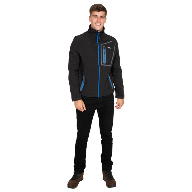 Trespass Heren hotham softshell jas UTTP4810_black large