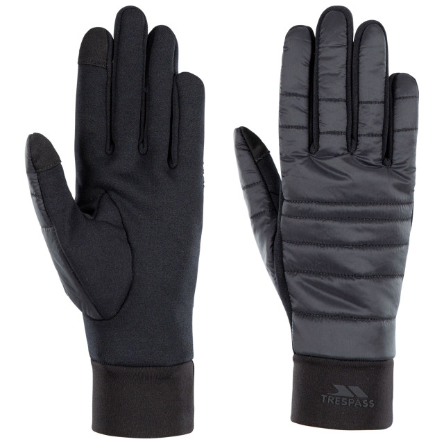 Trespass Lederen unisex-handschoen rumer voor volwassenen UTTP5565_black large