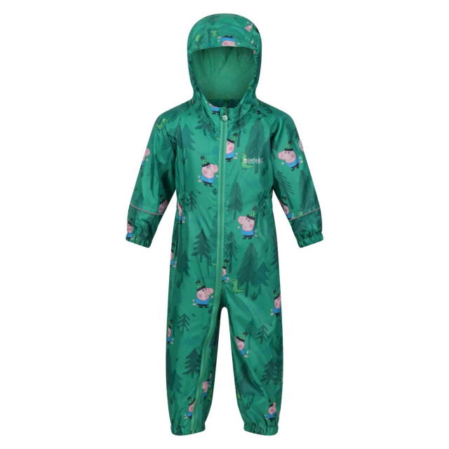 Regatta Kinder/kinder peppa pig dinosaurus snowsuit UTRG8304_jellybeangreen large