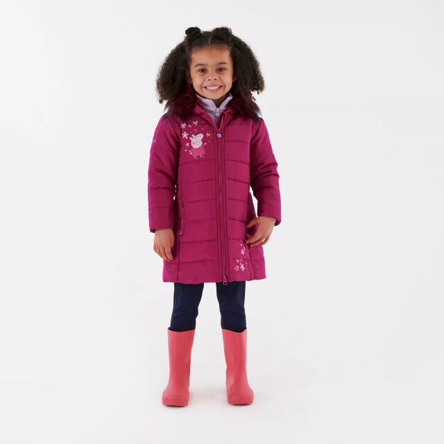 Regatta Meisjes peppa pig gewatteerde jas UTRG8400_berrypink large