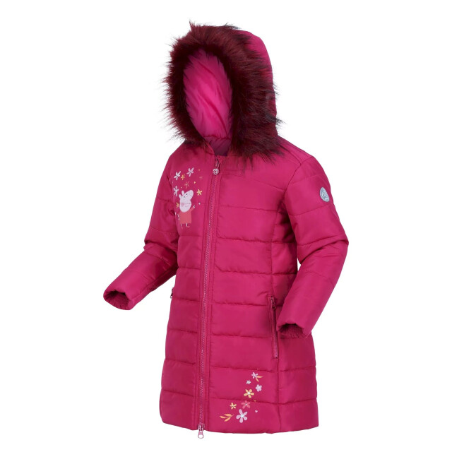 Regatta Meisjes peppa pig gewatteerde jas UTRG8400_berrypink large