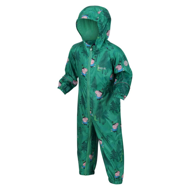 Regatta Kinder/kinder peppa pig dinosaurus snowsuit UTRG8304_jellybeangreen large