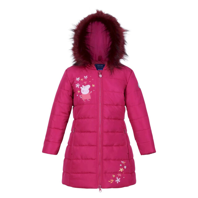 Regatta Meisjes peppa pig gewatteerde jas UTRG8400_berrypink large