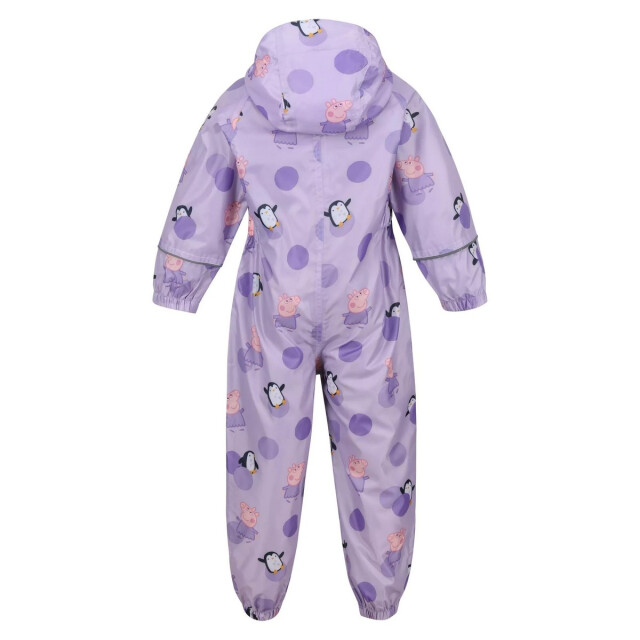 Regatta Kinder/kinder pobble peppa pig puddle suit UTRG8234_pastellilac large