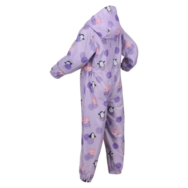 Regatta Kinder/kinder pobble peppa pig puddle suit UTRG8234_pastellilac large