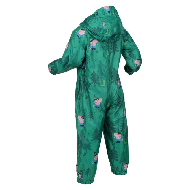 Regatta Kinder/kinder peppa pig dinosaurus snowsuit UTRG8304_jellybeangreen large