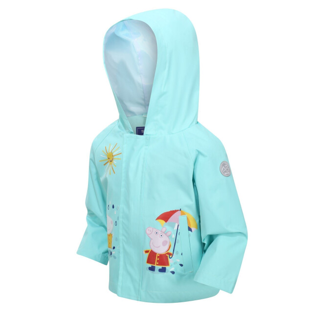 Regatta Kinder/kids peppa pig waterdicht jasje UTRG7528_arubablue large