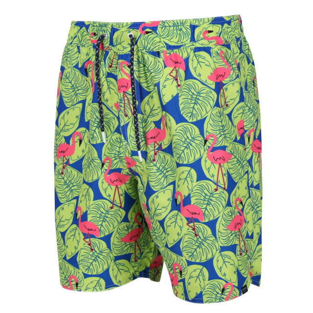 Regatta Heren hamza flamingo zwemshorts UTRG7537_brightkiwi large