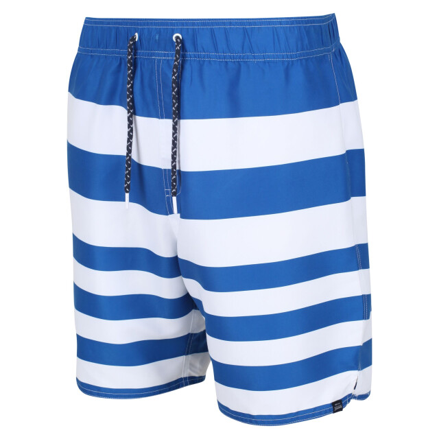 Regatta Heren hamza gestreepte zwemshorts UTRG7318_lapisblue large