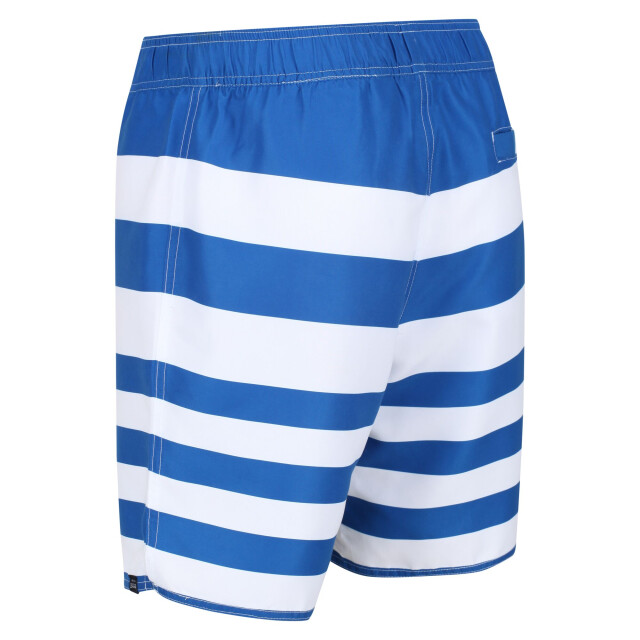 Regatta Heren hamza gestreepte zwemshorts UTRG7318_lapisblue large