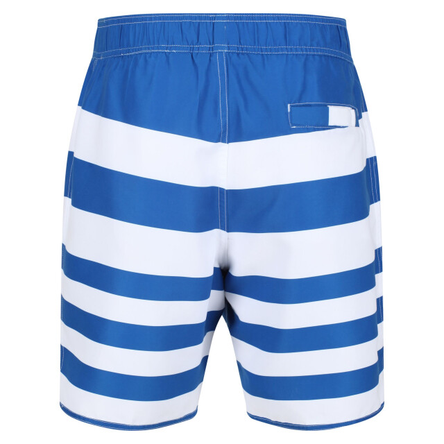 Regatta Heren hamza gestreepte zwemshorts UTRG7318_lapisblue large