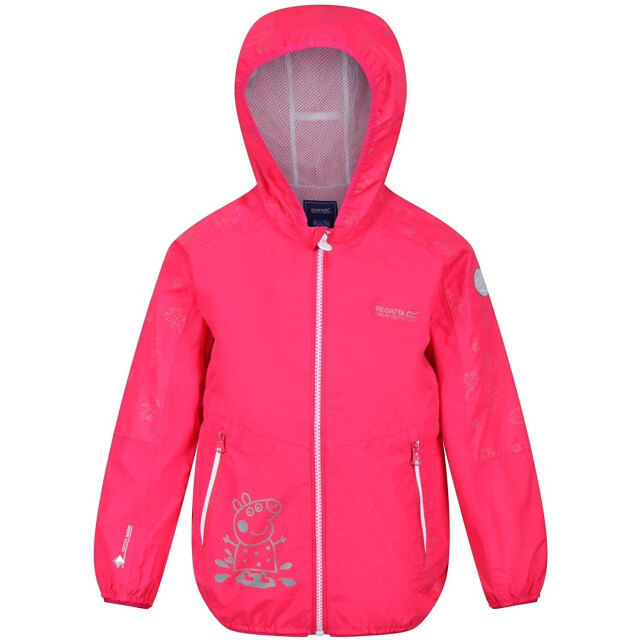 Regatta Waterdichte jas voor kinderen/kinderen UTRG5956_brightblush large
