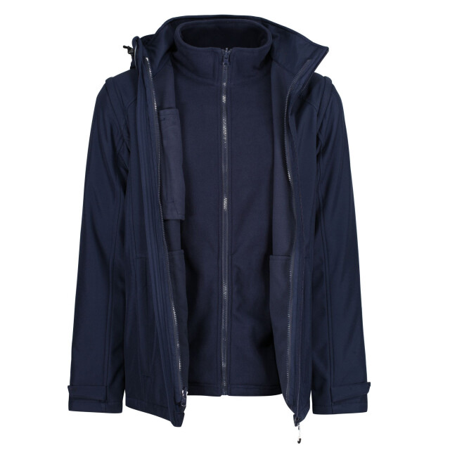 Regatta Heren erasmus 4 in 1 jas soft shell UTRG6507_navy large
