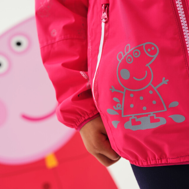 Regatta Waterdichte jas voor kinderen/kinderen UTRG5956_brightblush large