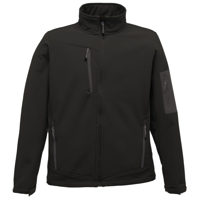 Regatta Heren standout arcola 3-laags waterdichte en ademende softshell jas UTRG1461_blacksealgrey large