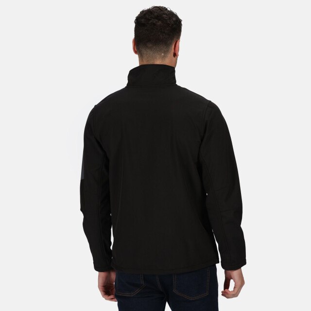 Regatta Heren standout arcola 3-laags waterdichte en ademende softshell jas UTRG1461_blacksealgrey large