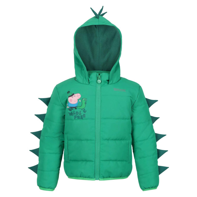 Regatta Childrens/kids wild & free peppa pig padded jacket UTRG8350_jellybeangreen large