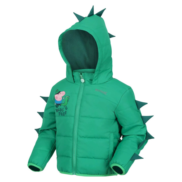 Regatta Childrens/kids wild & free peppa pig padded jacket UTRG8350_jellybeangreen large