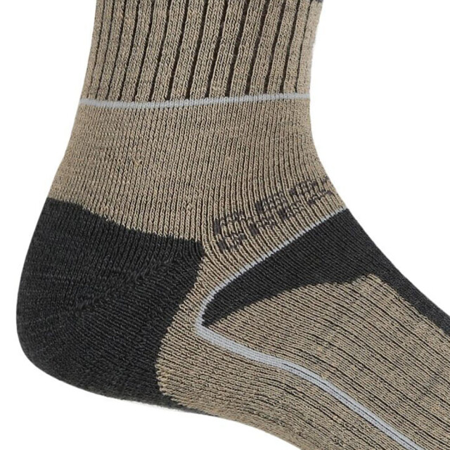 Regatta Heren samaris 3 seizoenssokken (pak van 2) UTRG5824_moccasinbrownbriargrey large