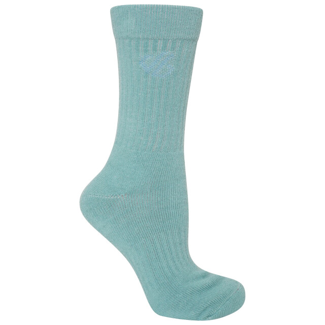 Dare2b Unisex essentials sportsokken voor volwassenen (pak van 3) UTRG8616_cantongreen large