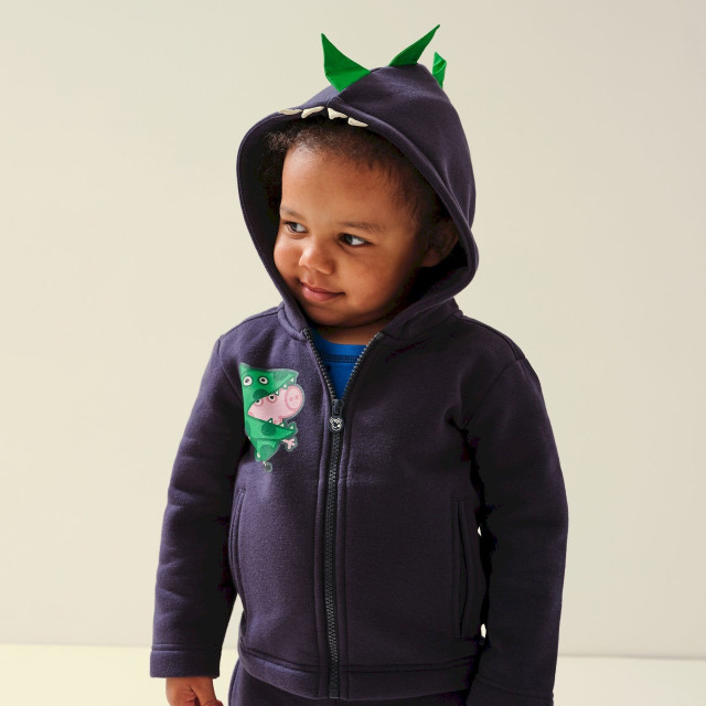 Regatta Peuter peppa pig full zip hoodie UTRG7604_navy large