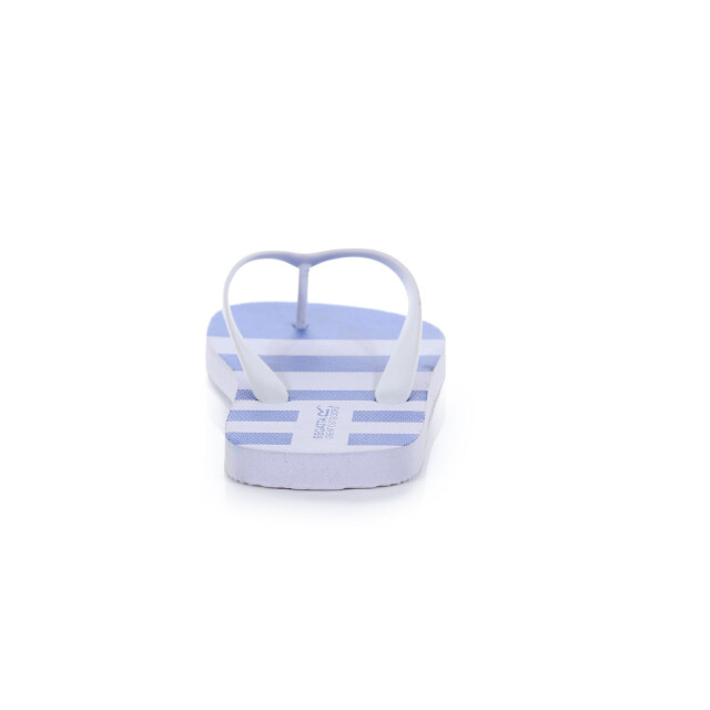 Regatta Heren bali gestreepte teenslippers UTRG7608_lapisbluewhite large