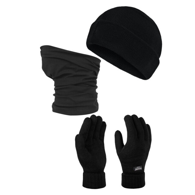 Regatta Herenhoed en -handschoenen-set UTRG6145_black large