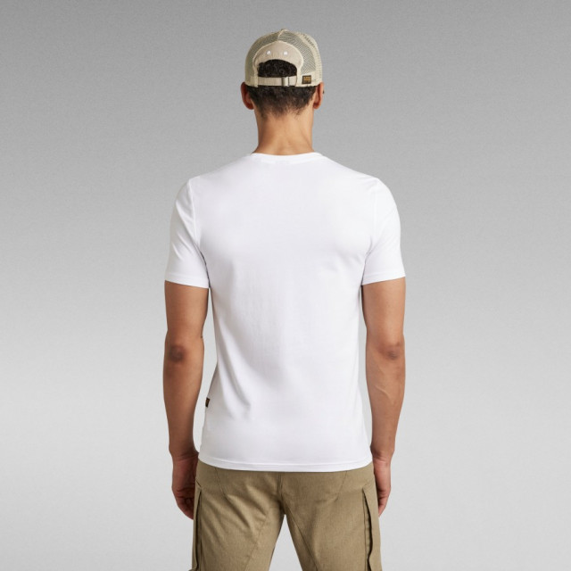 G-Star D19070 c723 slim base 110 white t-shirt o-ne 110 White/D19070 C723 Slim Base large