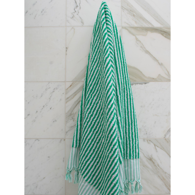 Ottomania  Towel striped 17x9 cm  Towel striped 170x90 cm  large