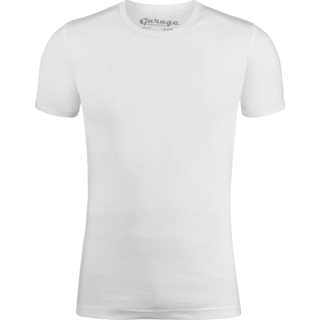 Garage Semi bodyfit t-shirt r-neck white 301-100 large