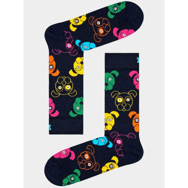 Happy Socks Cadeaubox sokken 3-pack mixed dog socks gift se xdog08/0150 174003 large