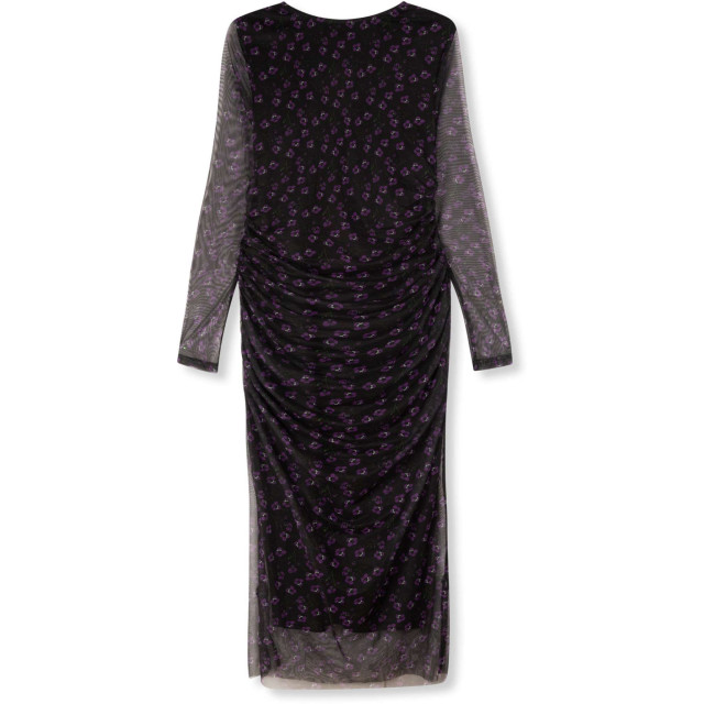 Refined Department Knitted flower mesh dress maila purple R21103578-801 large