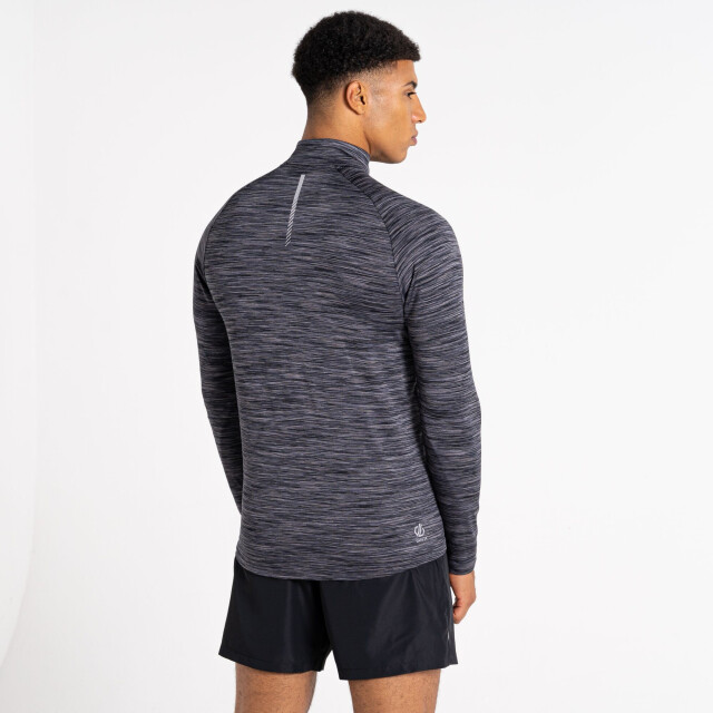 Dare2b Heren accelerate space dye jersey t-shirt met lange mouwen UTRG8598_charcoalgrey large