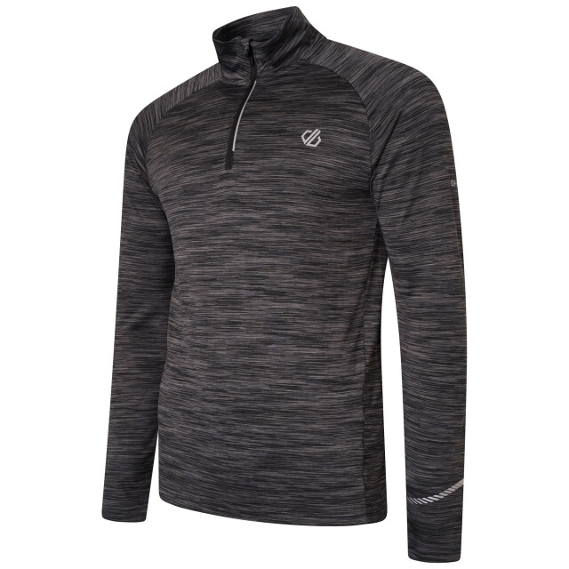 Dare2b Heren accelerate space dye jersey t-shirt met lange mouwen UTRG8598_charcoalgrey large