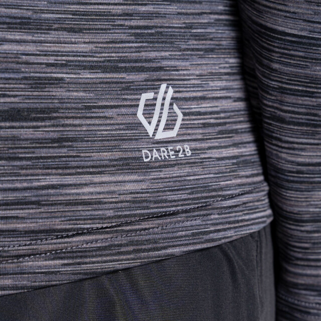 Dare2b Heren accelerate space dye jersey t-shirt met lange mouwen UTRG8598_charcoalgrey large