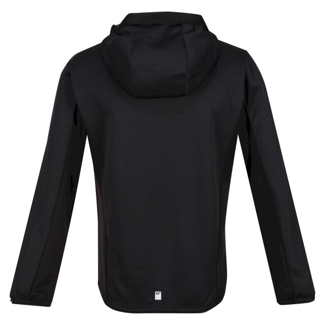 Regatta Kinder/kids highton full zip fleece jas UTRG7389_black large