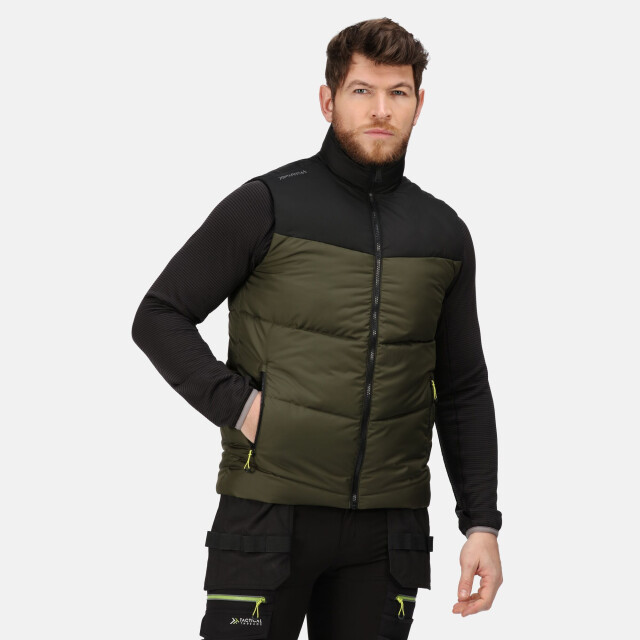 Regatta Geïsoleerde bodywarmer heren regime UTRG6347_darkkhakiblack large