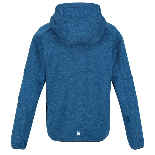 Regatta Maxwell marl soft shell jas voor kinderen/kinderen UTRG7639_imperialblue large
