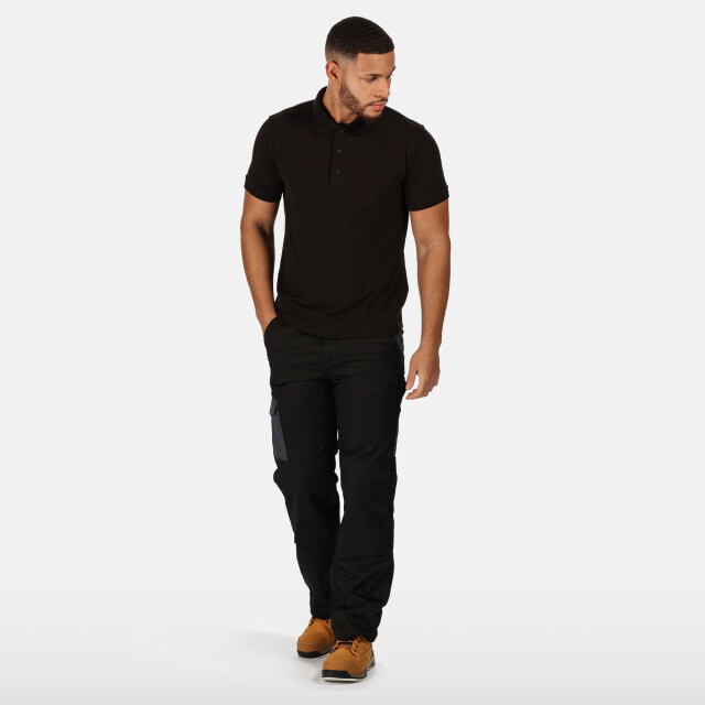 Regatta Professioneel heren klassiek 65/35 poloshirt met korte mouwen UTRG1922_black large