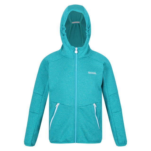 Regatta Maxwell marl soft shell jas voor kinderen/kinderen UTRG7639_enamel large