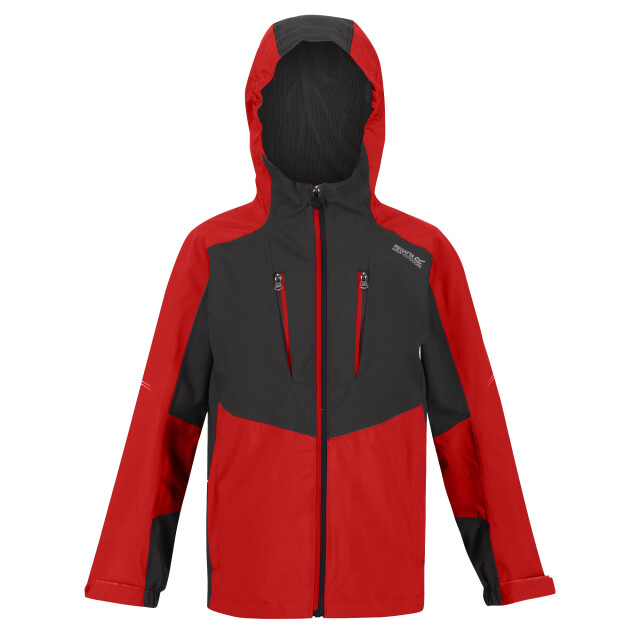 Regatta Kinder/kids highton iii waterdichte jas UTRG7540_chineseredash large